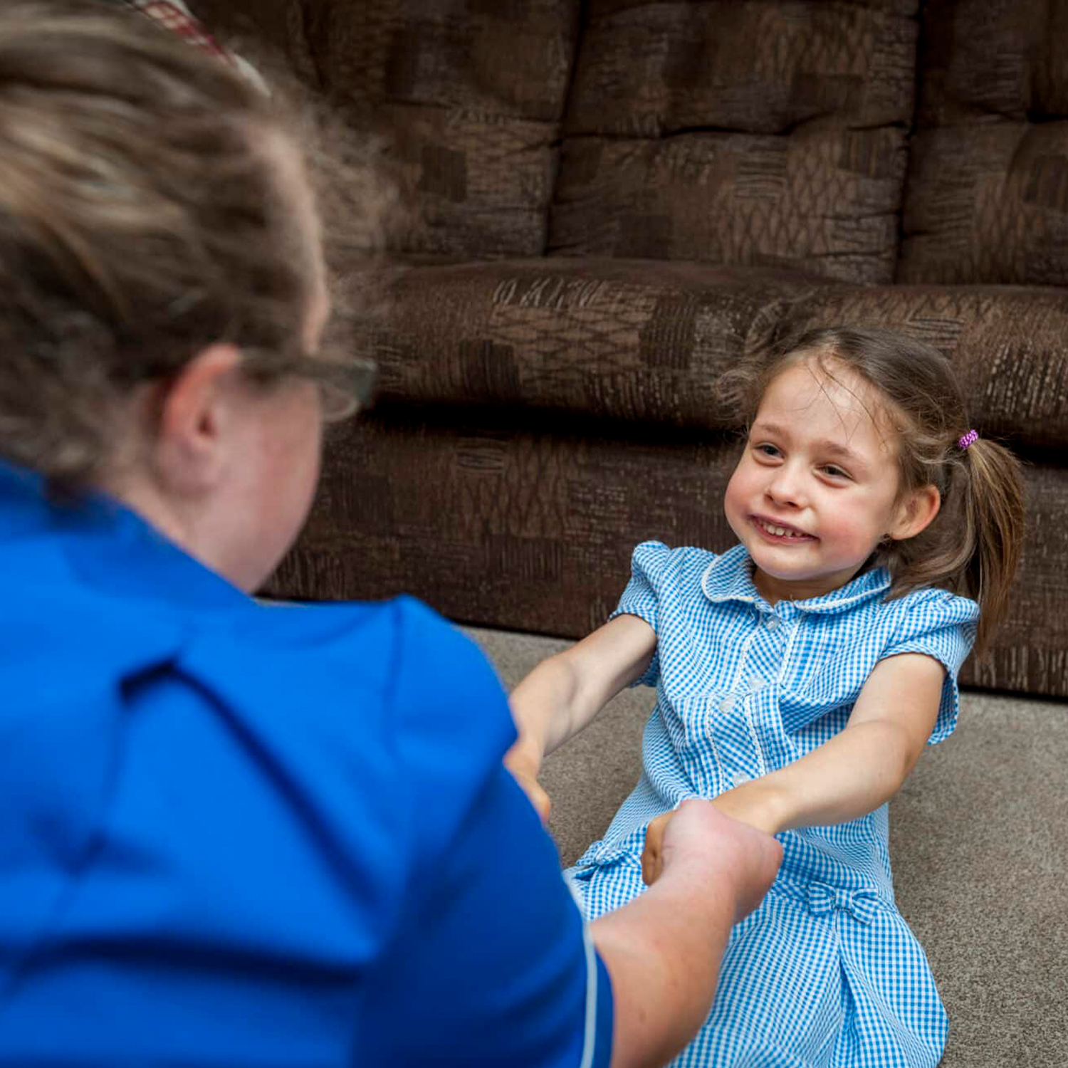 Caremark care worker with client