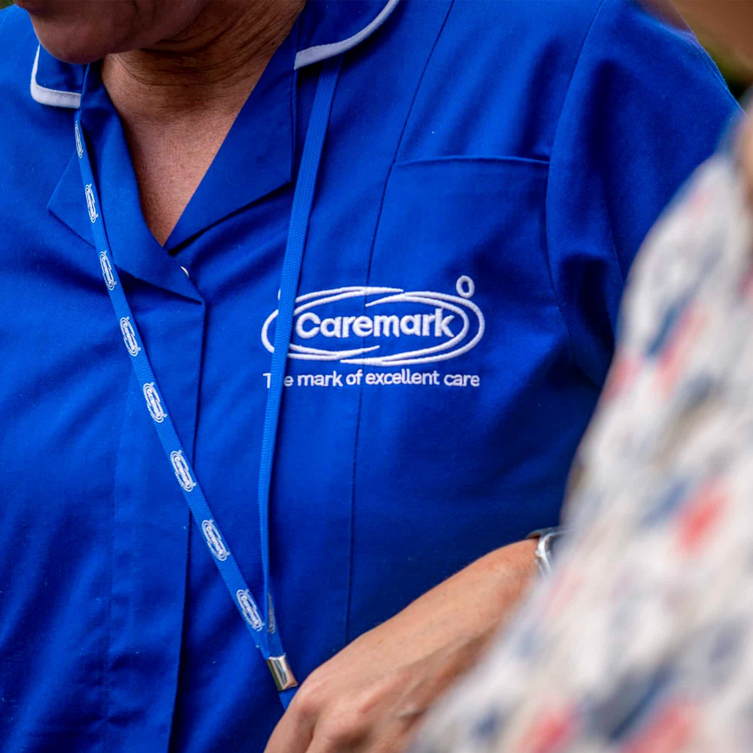 Caremark care worker with client